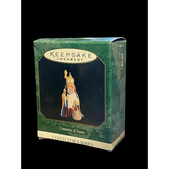 1997 Hallmark Keepsake Christmas Ornament Centuries of Santa #4 Miniature - Picture 4 of 6